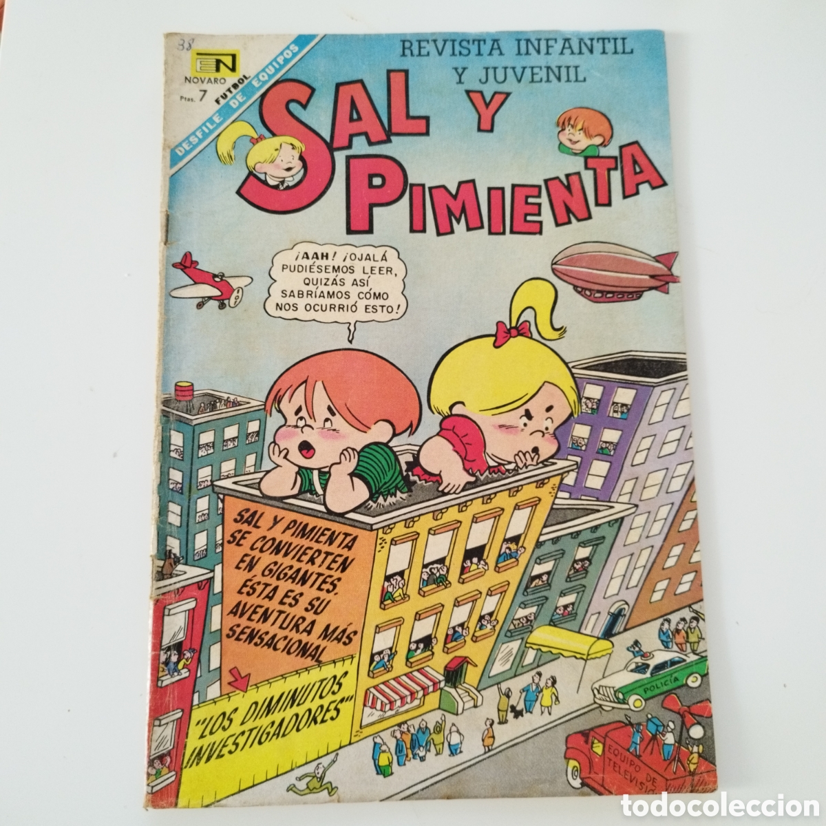 Tebeos: SAL Y PIMIENTA / A&Ntilde;O IV / # 38 / ED. NOVARO /