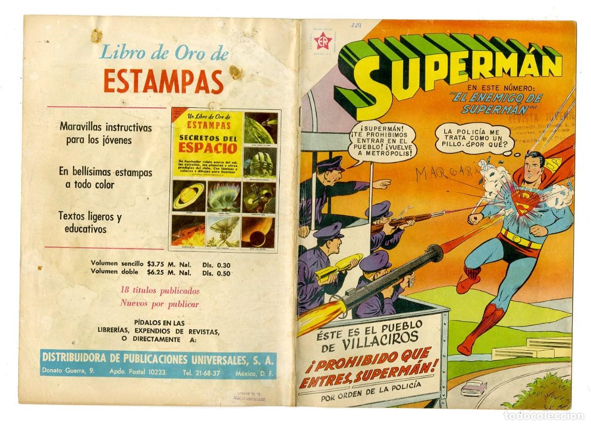 Tebeos: Superm&aacute;n n.229 - Edt Novaro (B7) - Foto 1