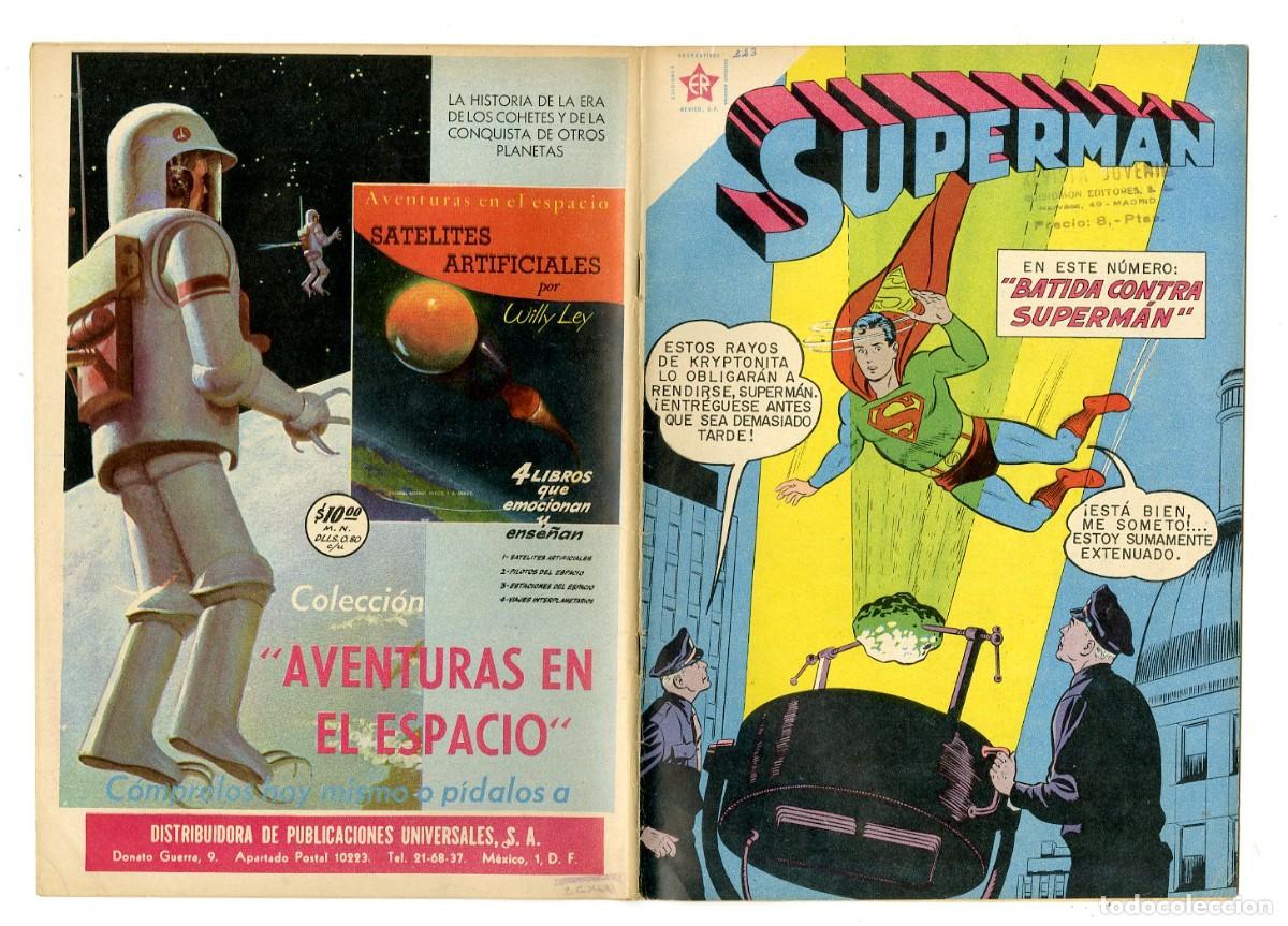 Tebeos: Superm&aacute;n n.223 - Edt Novaro (B7) - Foto 1