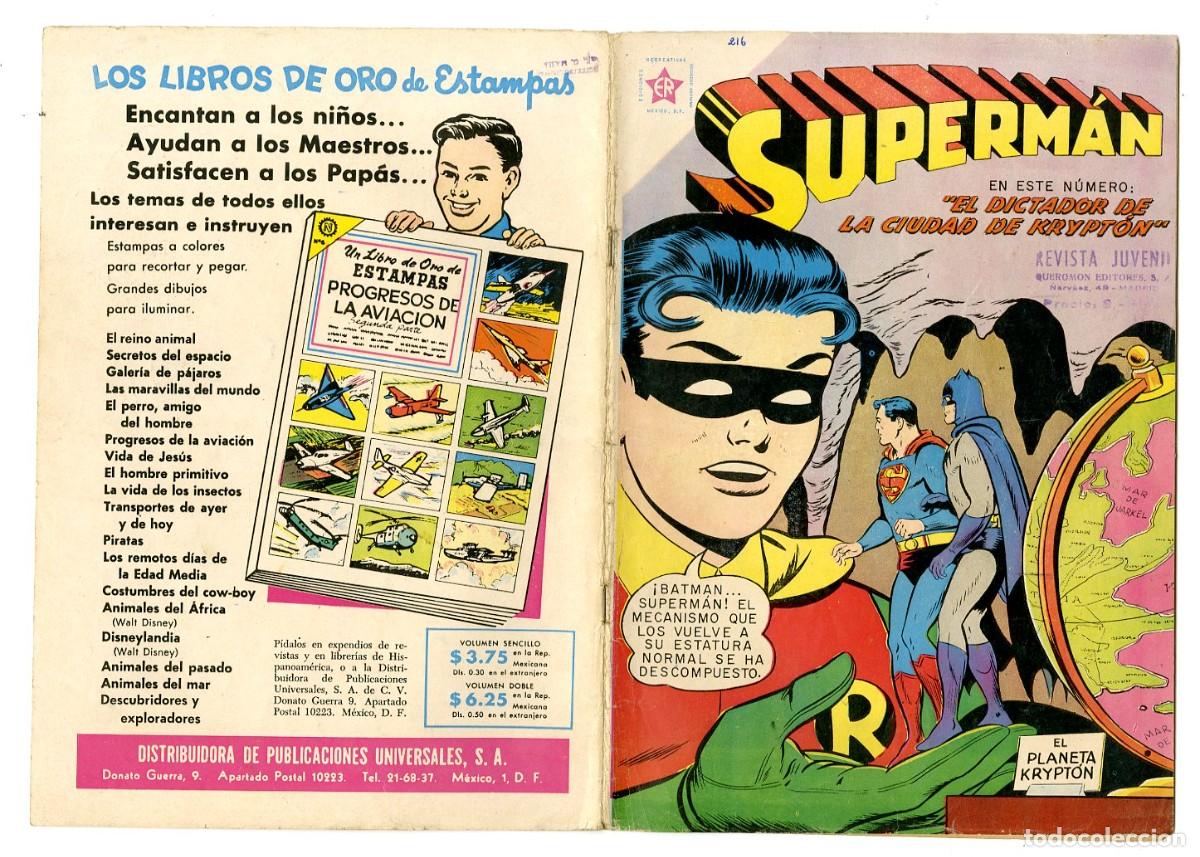 Tebeos: Superm&aacute;n n.216 - Edt Novaro (B8) - Foto 1