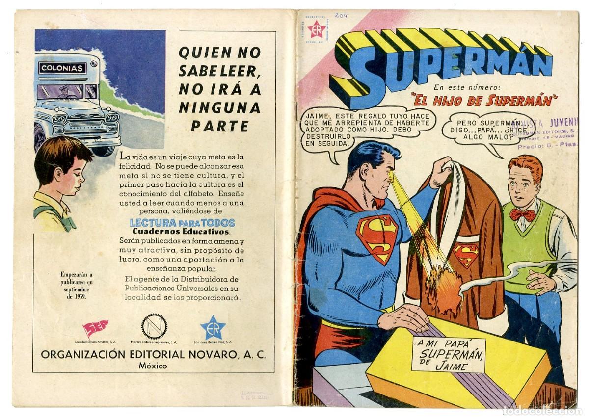 Tebeos: Superm&aacute;n n.204 - Edt Novaro (B8) - Foto 1