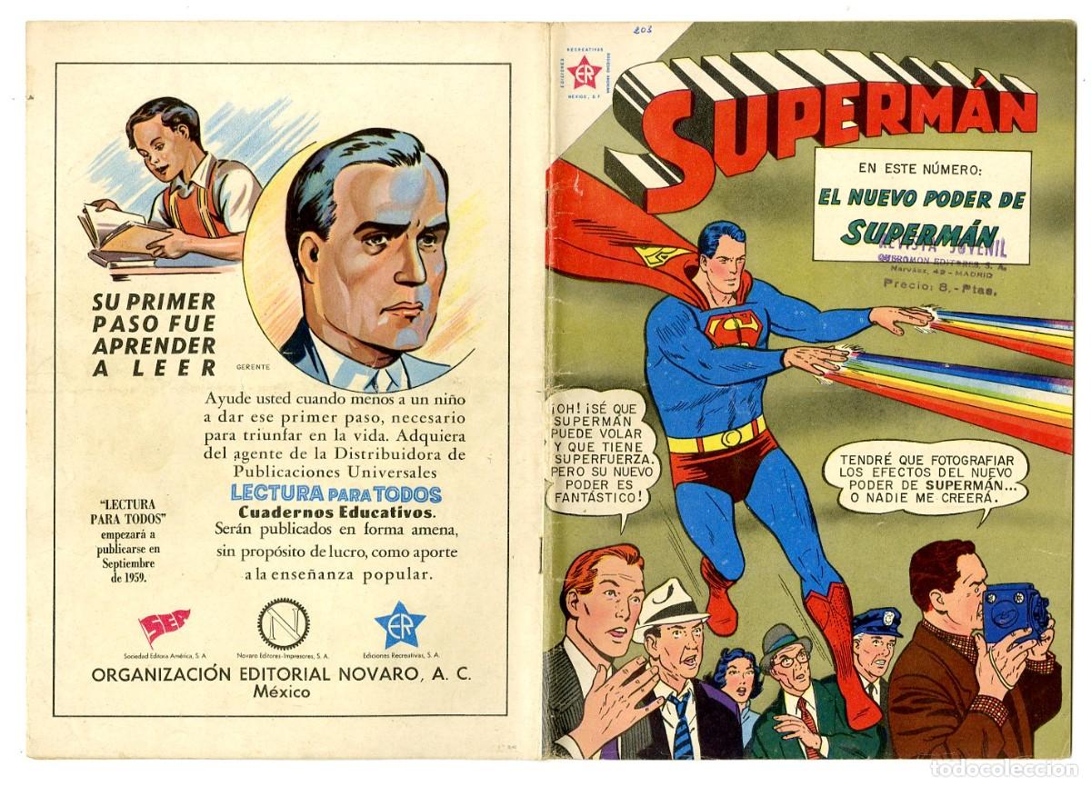 Tebeos: Superm&aacute;n n.203 - Edt Novaro (B8) - Foto 1