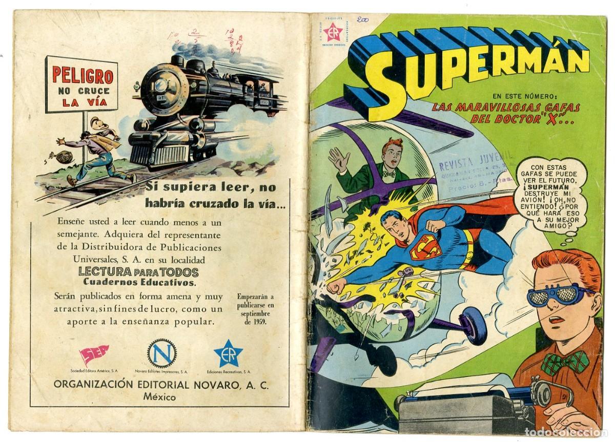 Tebeos: Superm&aacute;n n.200 - Edt Novaro (B8) - Foto 1