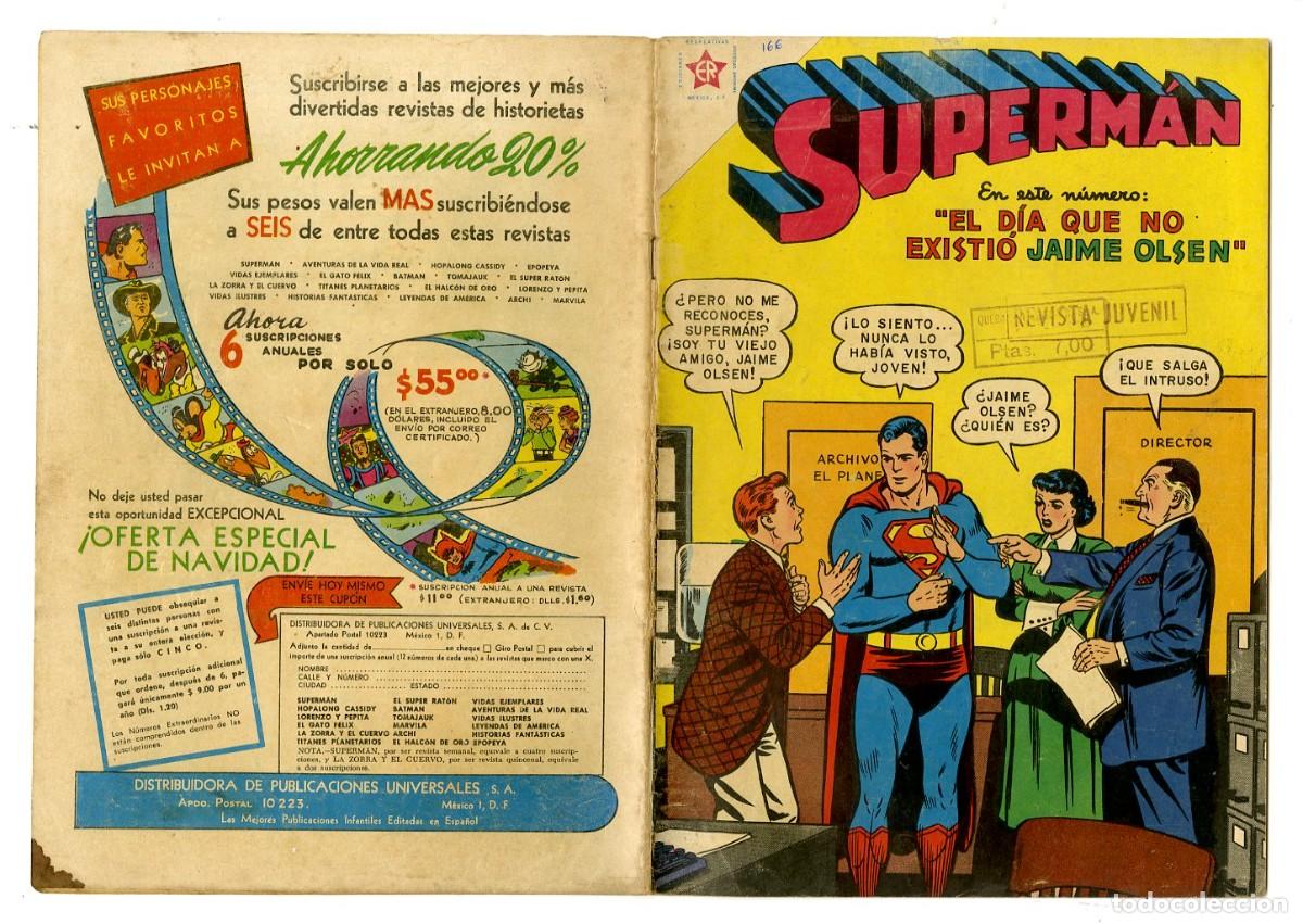 Tebeos: Superm&aacute;n n.166 - Edt Novaro (B8) - Foto 1