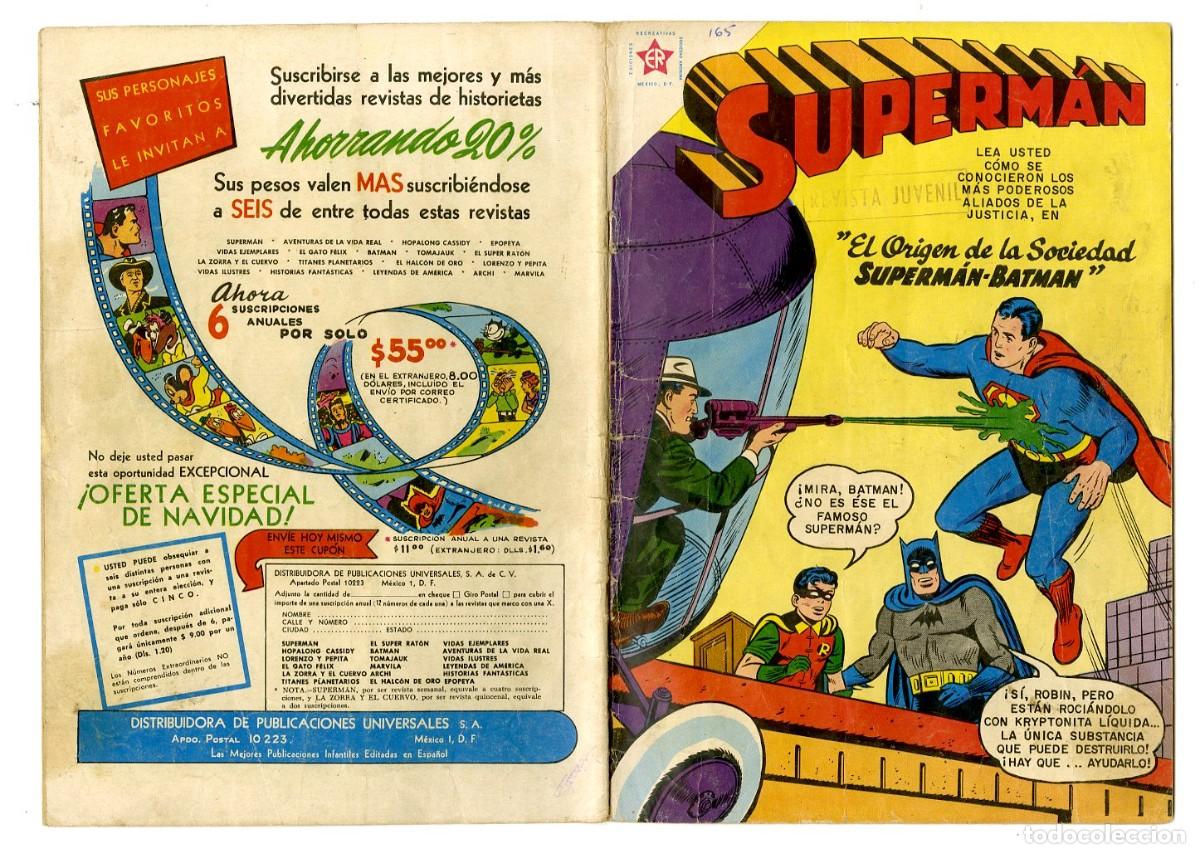 Tebeos: Superm&aacute;n n.165 - Edt Novaro (B8) - Foto 1