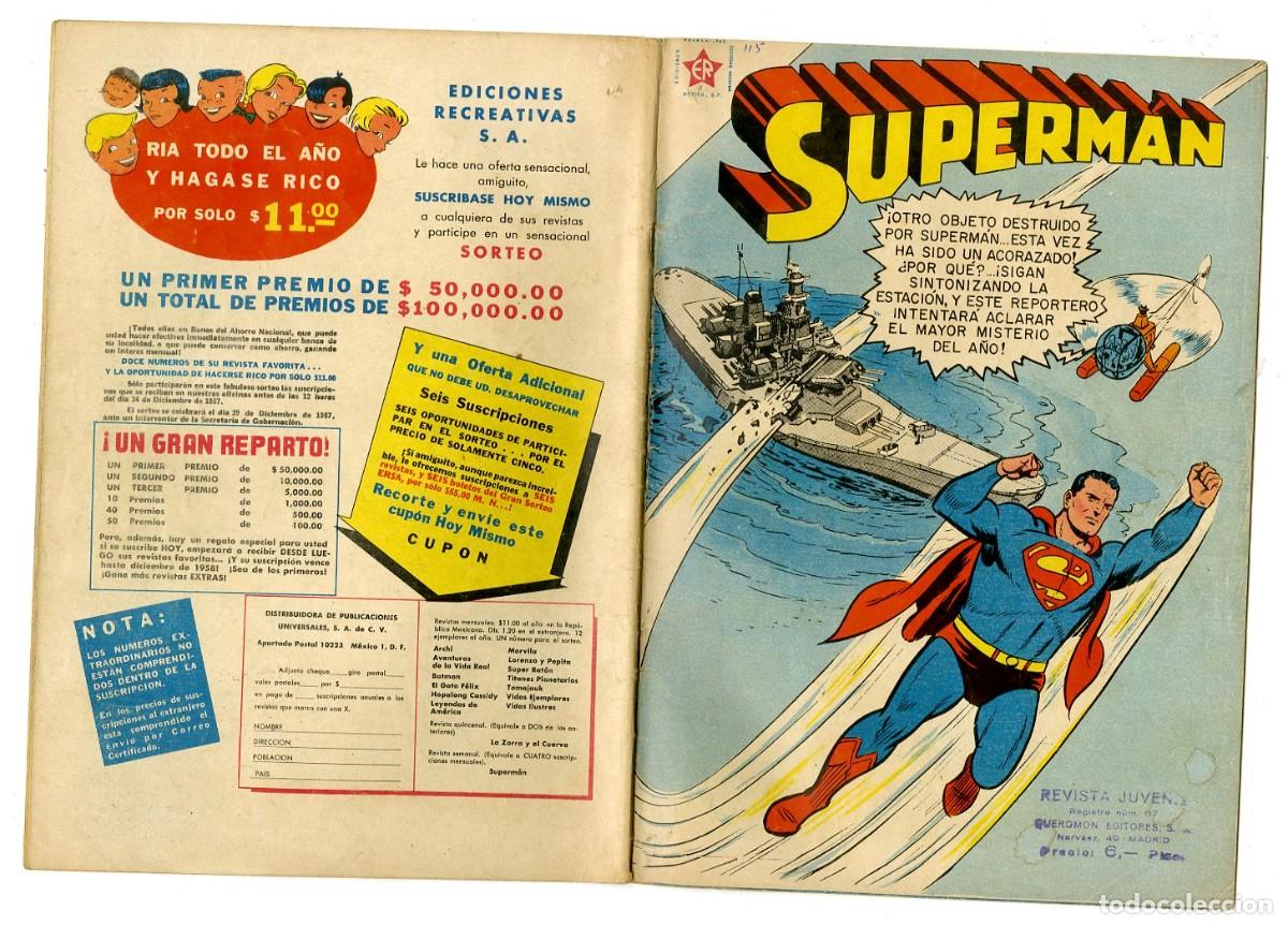 Tebeos: Superm&aacute;n n.115 - Edt Novaro (B8) - Foto 1
