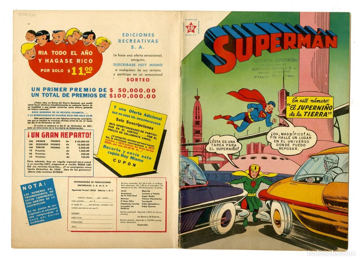 Tebeos: Superm&aacute;n n.114 - Edt Novaro (B8) - Foto 1