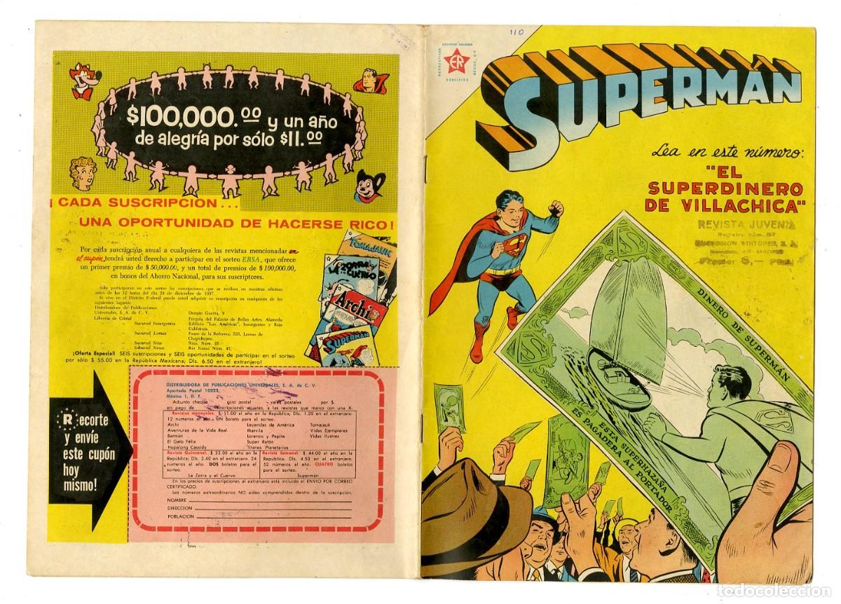 Tebeos: Superm&aacute;n n.110 - Edt Novaro (B8) - Foto 1