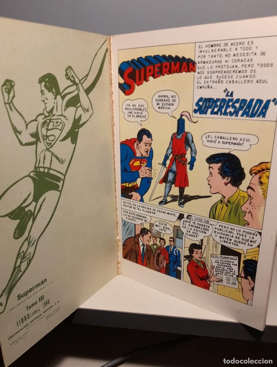 Tebeos: SUPERMAN (LIBRO COMIC EDITORIAL NOVARO, TOMO III ) - Foto 2