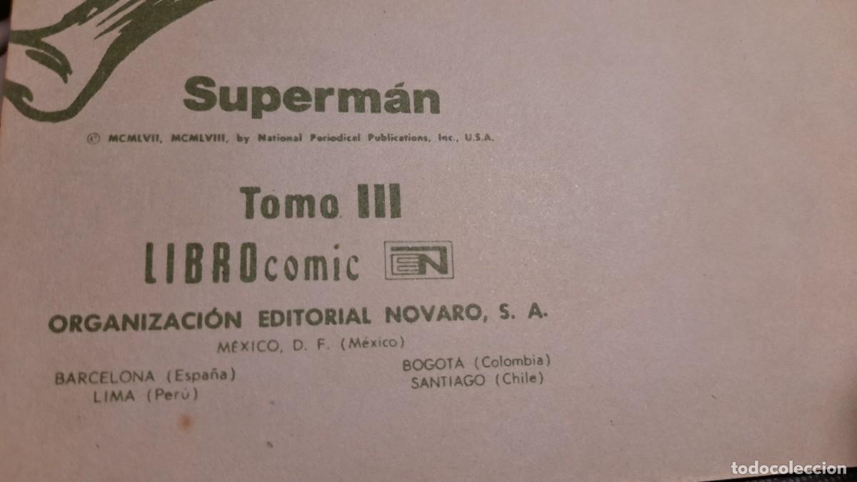 Tebeos: SUPERMAN (LIBRO COMIC EDITORIAL NOVARO, TOMO III ) - Foto 5