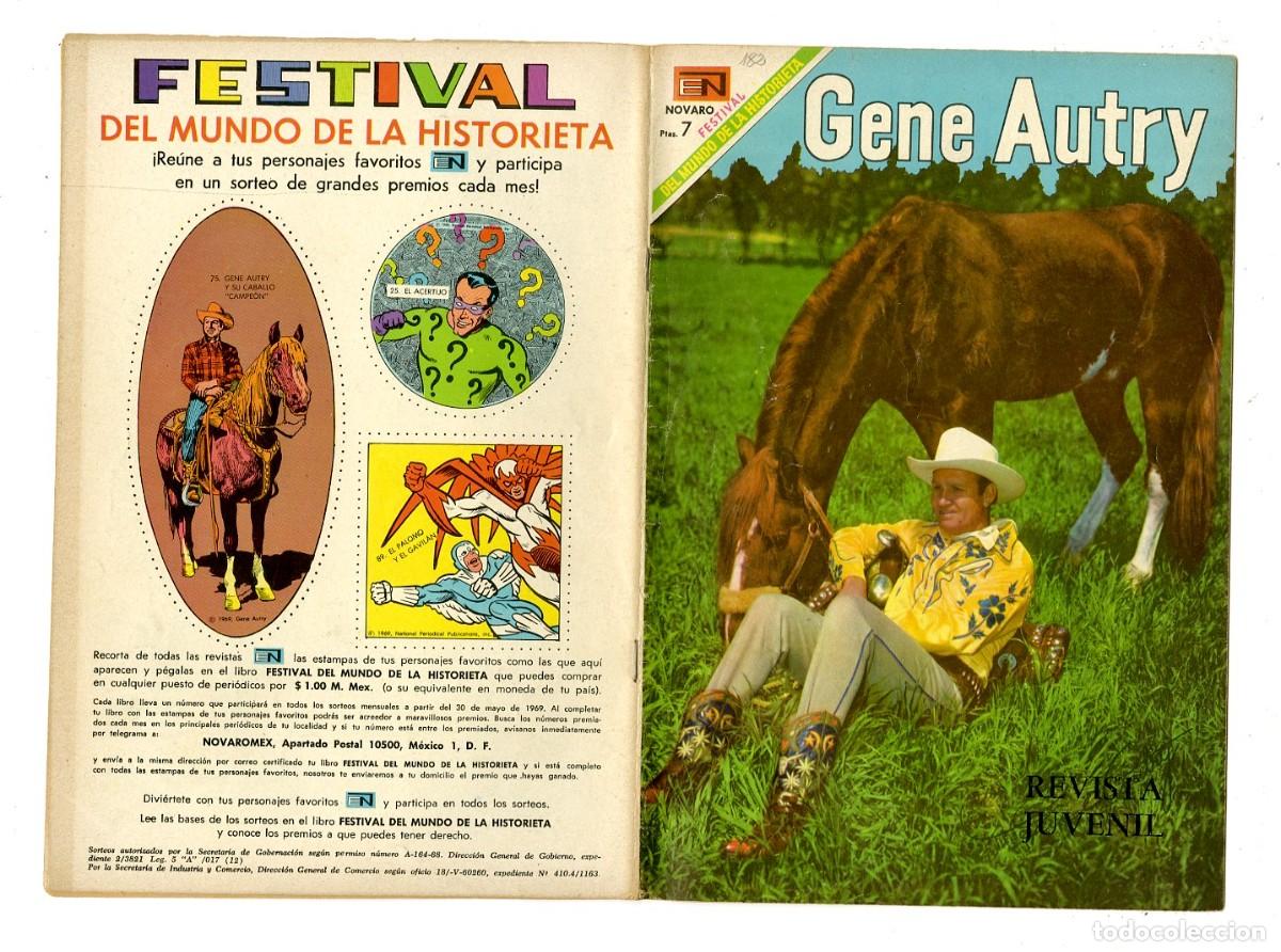 Tebeos: Gene Autry - n.182 - Novaro (B10) - Foto 1