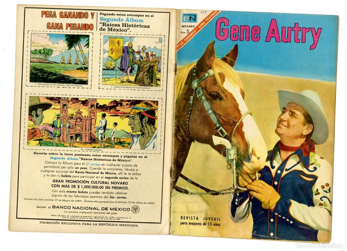 Tebeos: Gene Autry - n.155 - Novaro (B10) - Foto 1