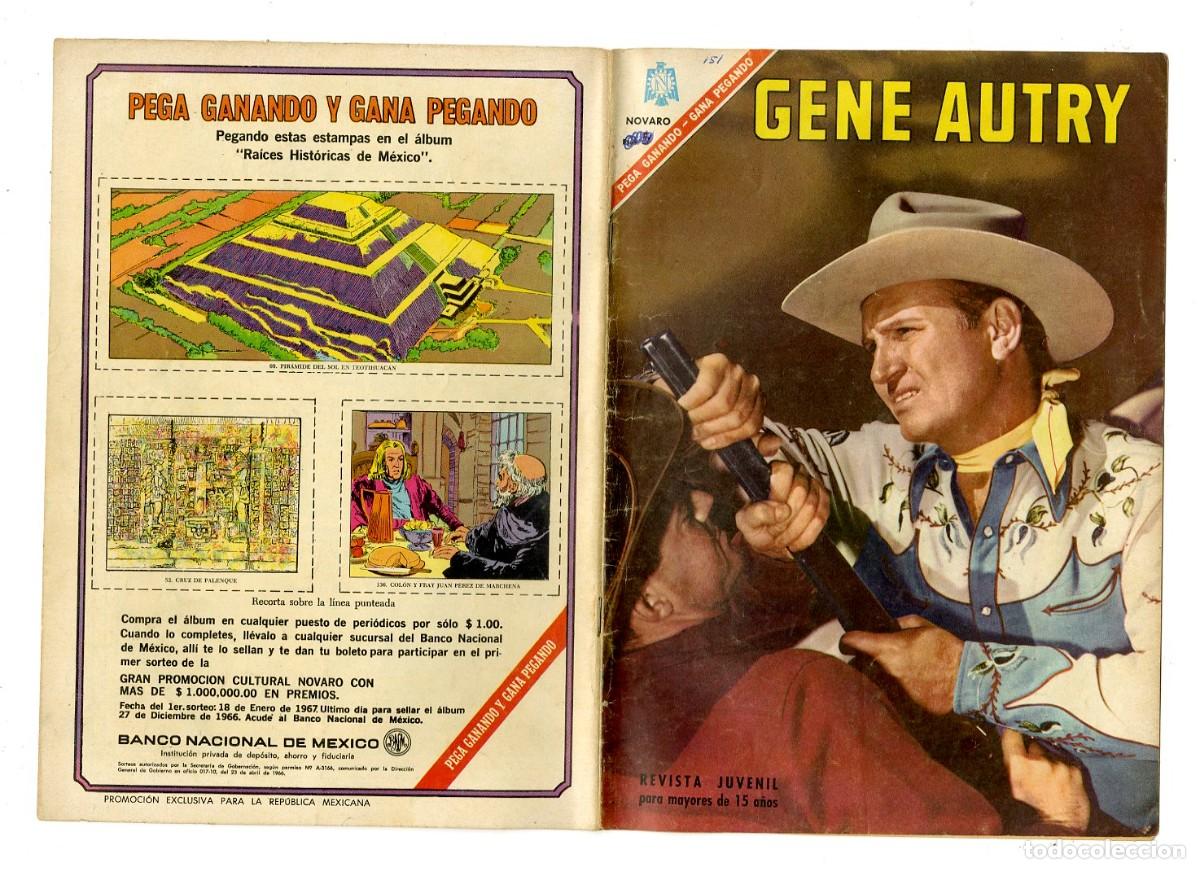 Tebeos: Gene Autry - n.151 - Novaro (B10) - Foto 1