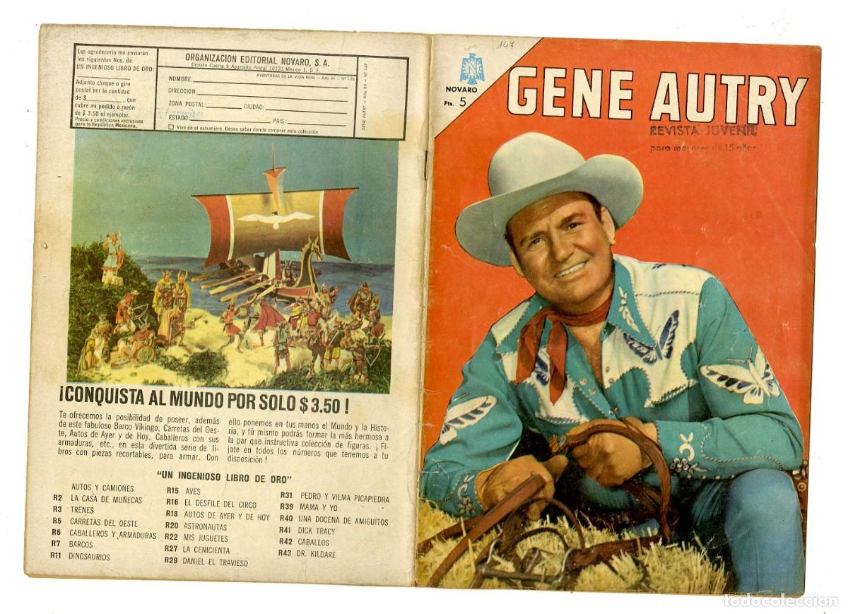 Tebeos: Gene Autry - n.147 - Novaro (B10) - Foto 1