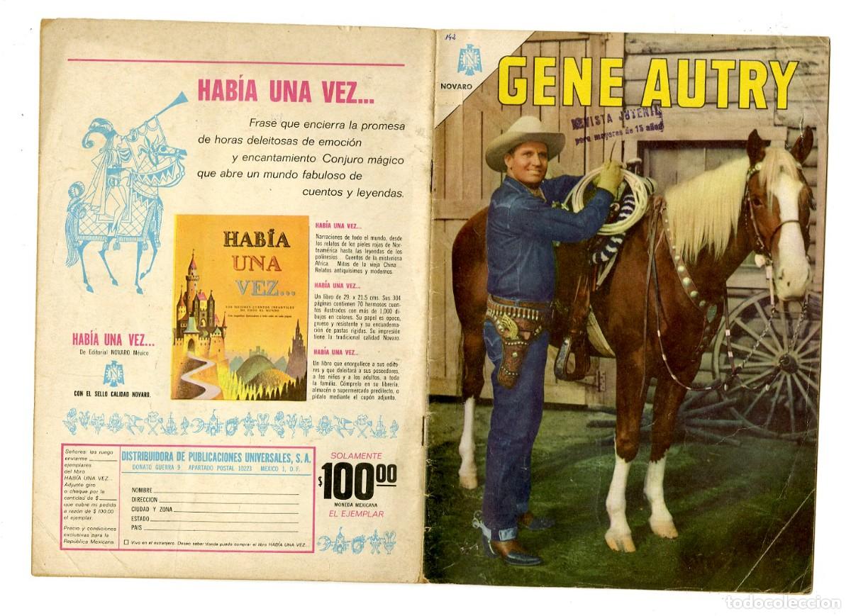 Tebeos: Gene Autry - n.142 - Novaro (B10) - Foto 1