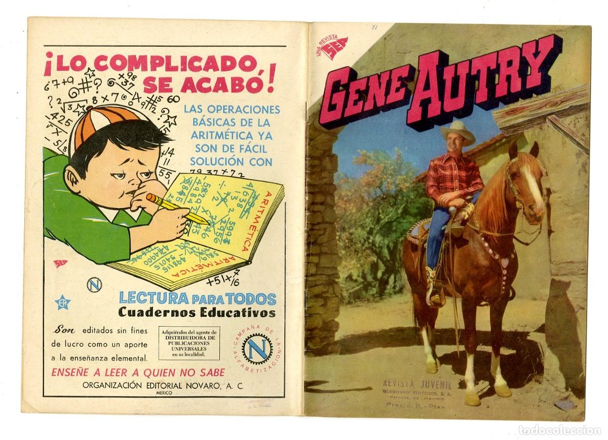 Tebeos: Gene Autry - n.71 - Novaro (B10) - Foto 1