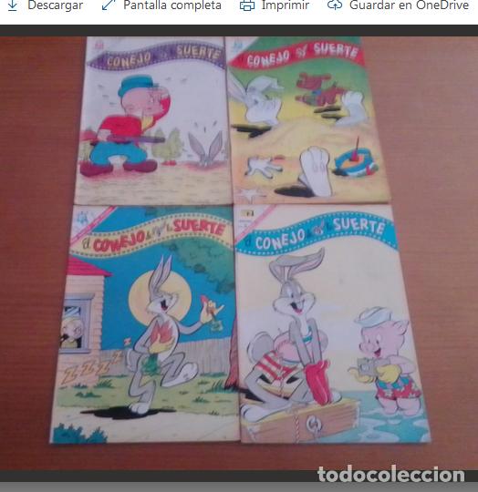 Tebeos: EL CONEJO DE LA SUERTE EDITORIAL NOVARO - Foto 2
