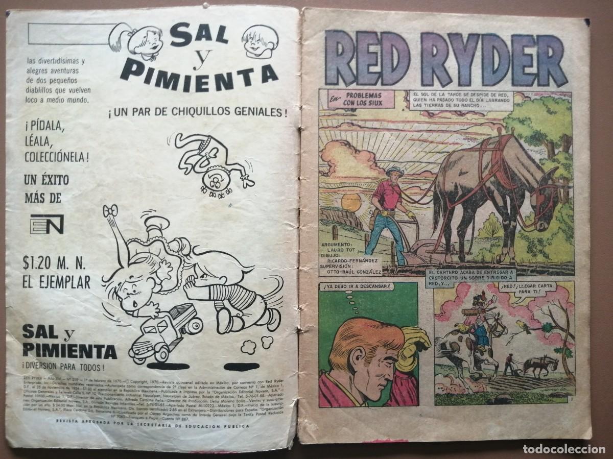 Tebeos: RED RYDER- N&ordm;-219- 1970 - Foto 2