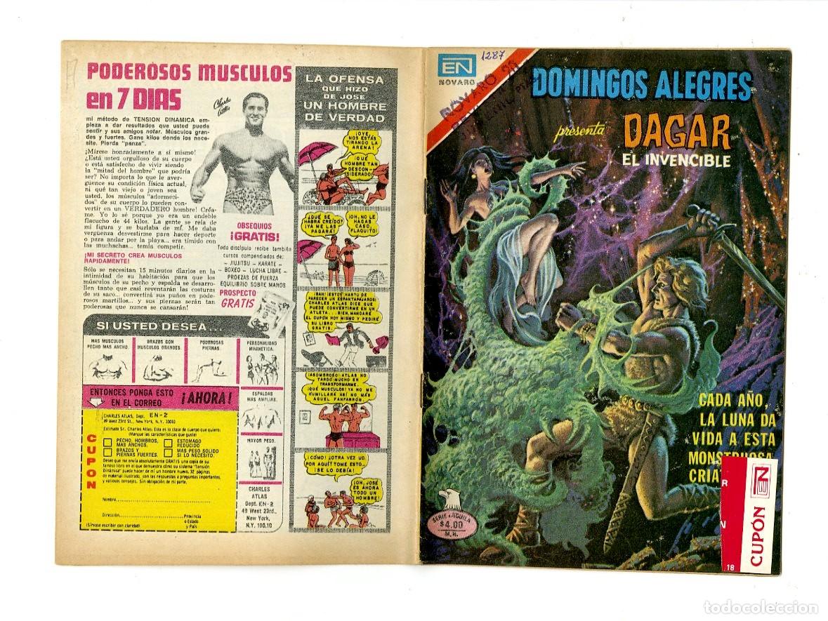 Tebeos: Domingos Alegres - Dagar El Invencible n.1287 - Novaro (B13) - Foto 1