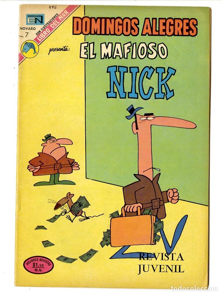 Tebeos: Domingos Alegres - El Mafioso Nick n.992 - Novaro (B13) - Foto 1