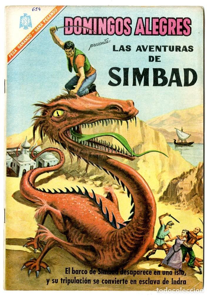 Tebeos: Domingos Alegres - Las Aventuras de Simbad n.654 - Novaro (B13) - Foto 1