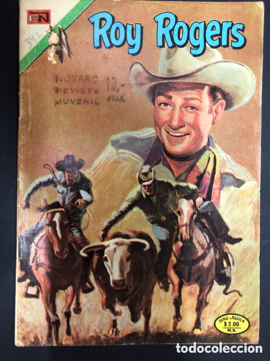 Tebeos: COMIC ROY ROGERS N&ordm; 342 EDITORIAL NOVARO - Foto 1