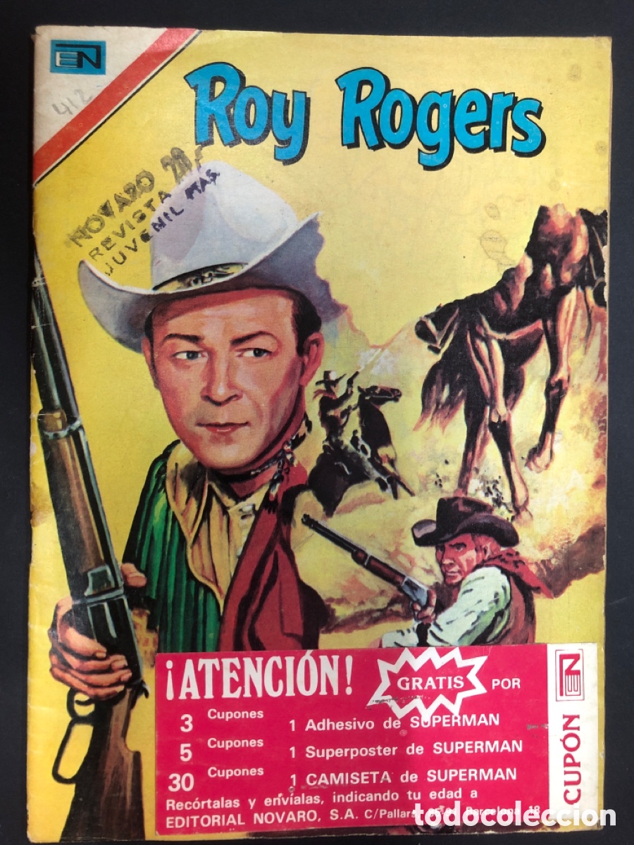 Tebeos: COMIC ROY ROGERS N&ordm; 412 EDITORIAL NOVARO - Foto 1