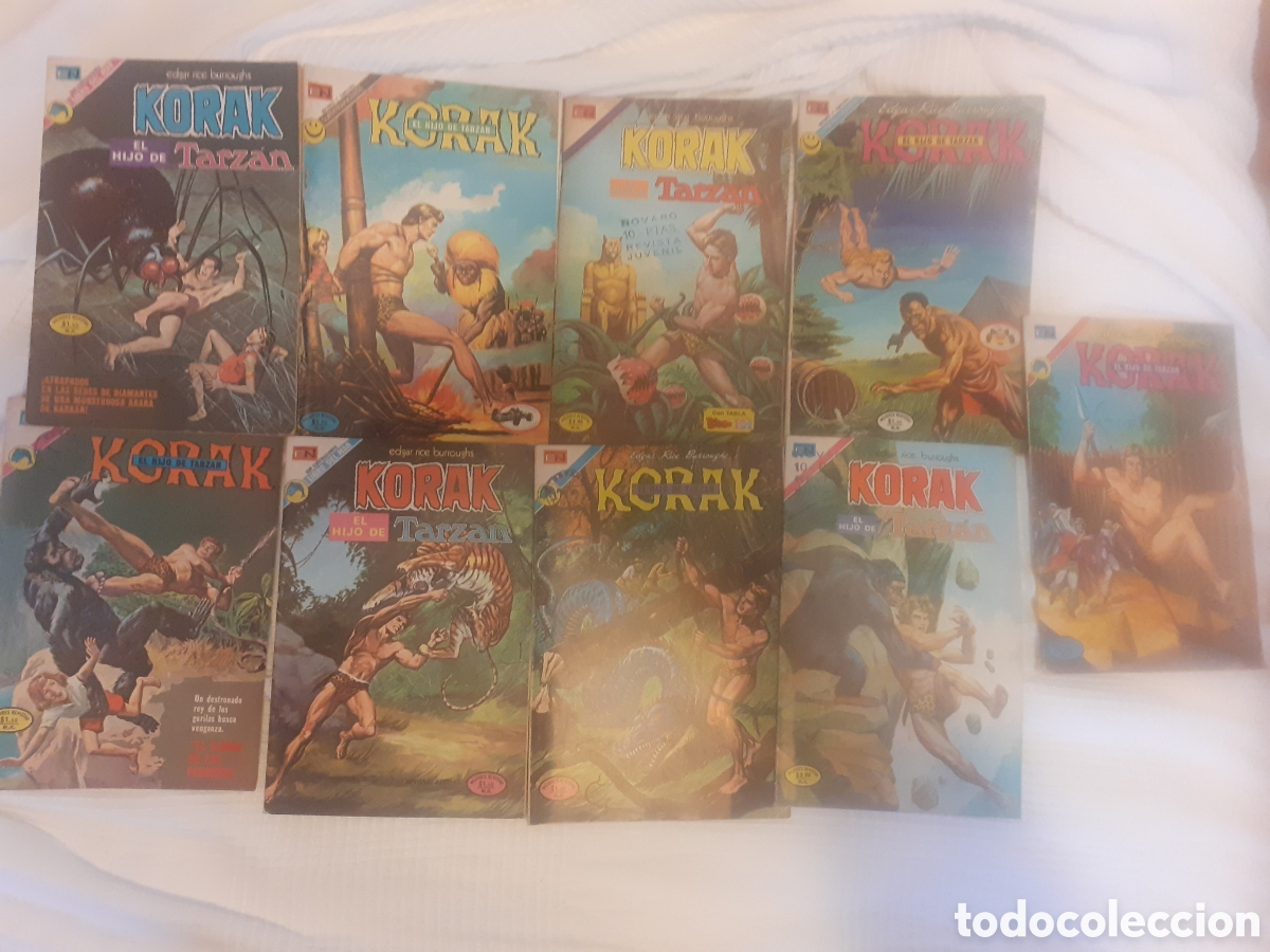 Tebeos: Lote Korak Novaro (9 numeros) - Foto 1