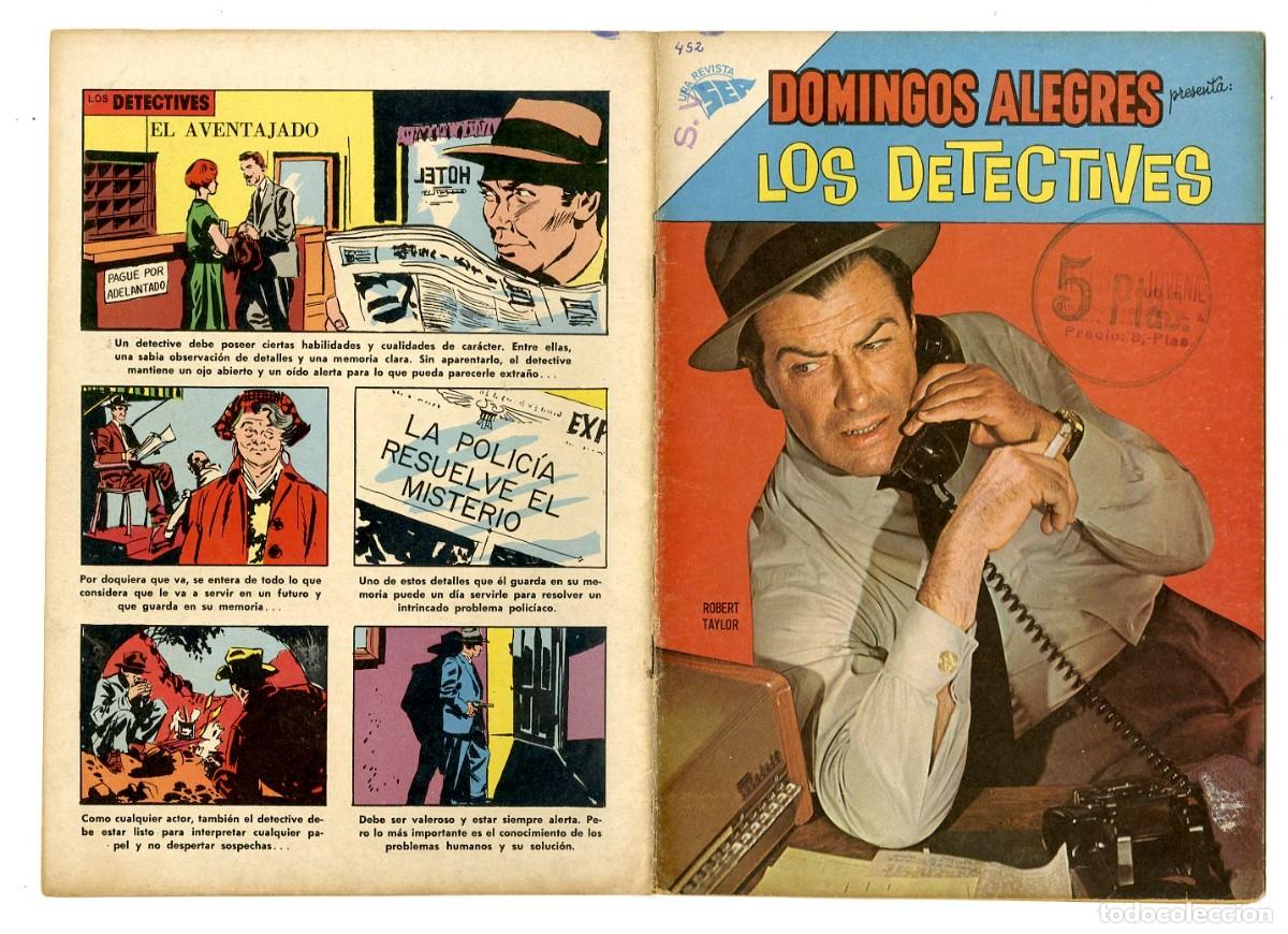 Tebeos: Domingos Alegres - Los Detectives n.452 - Novaro (B13) - Foto 1