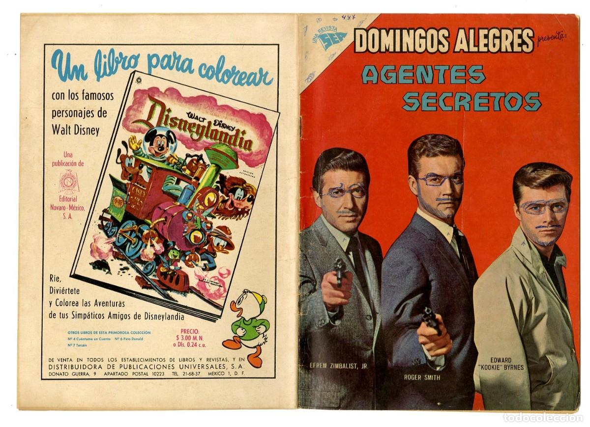 Tebeos: Domingos Alegres - Agentes Secretos n.447 - Novaro (B13) - Foto 1
