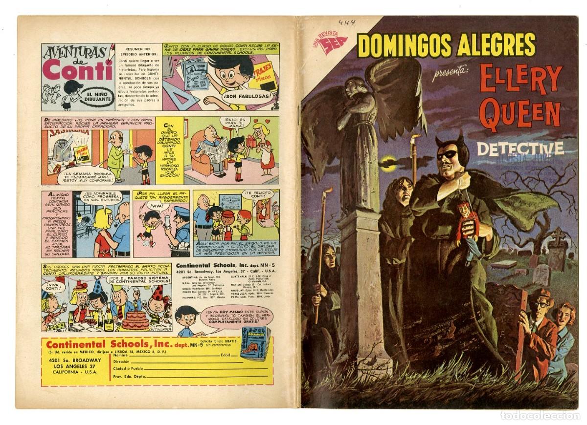Tebeos: Domingos Alegres - Ellery Queen Detective n.444 - Novaro (B13) - Foto 1