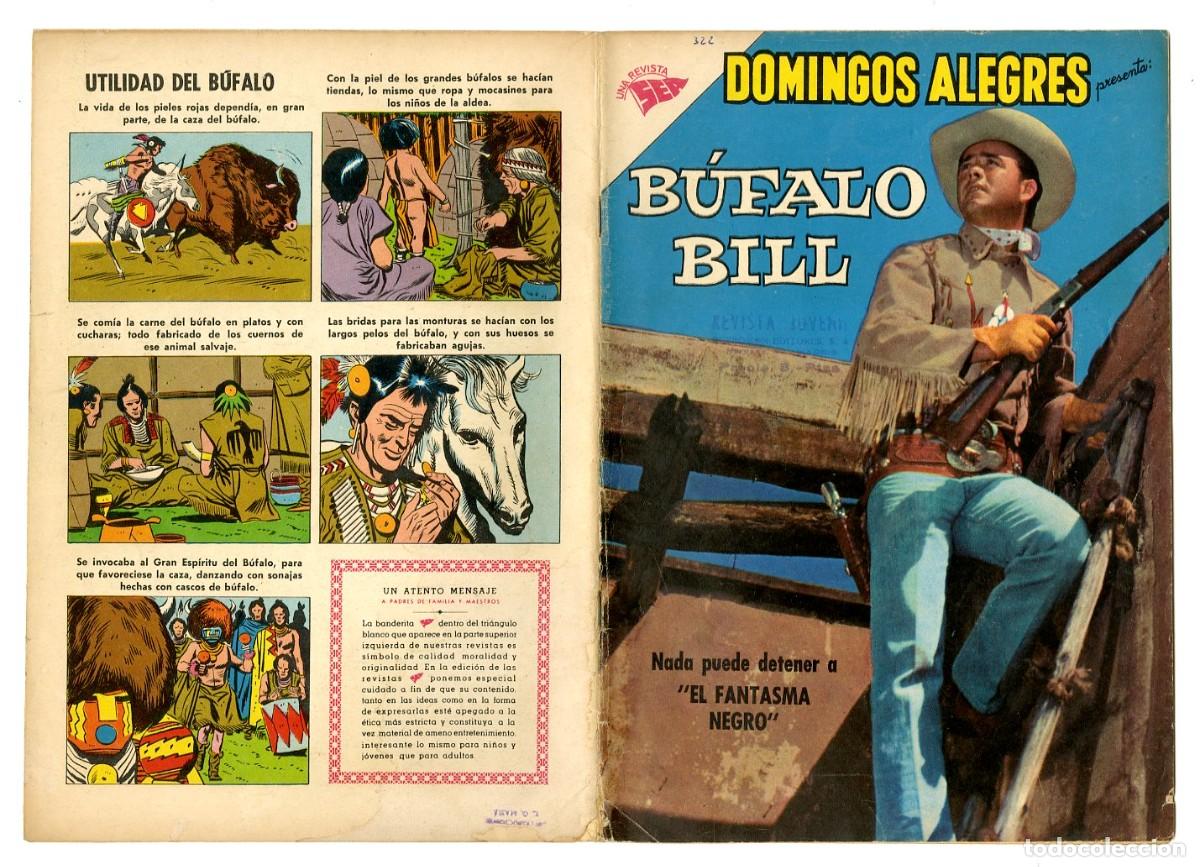 Tebeos: Domingos Alegres - B&uacute;falo Bill n.322 - Novaro (B13) - Foto 1