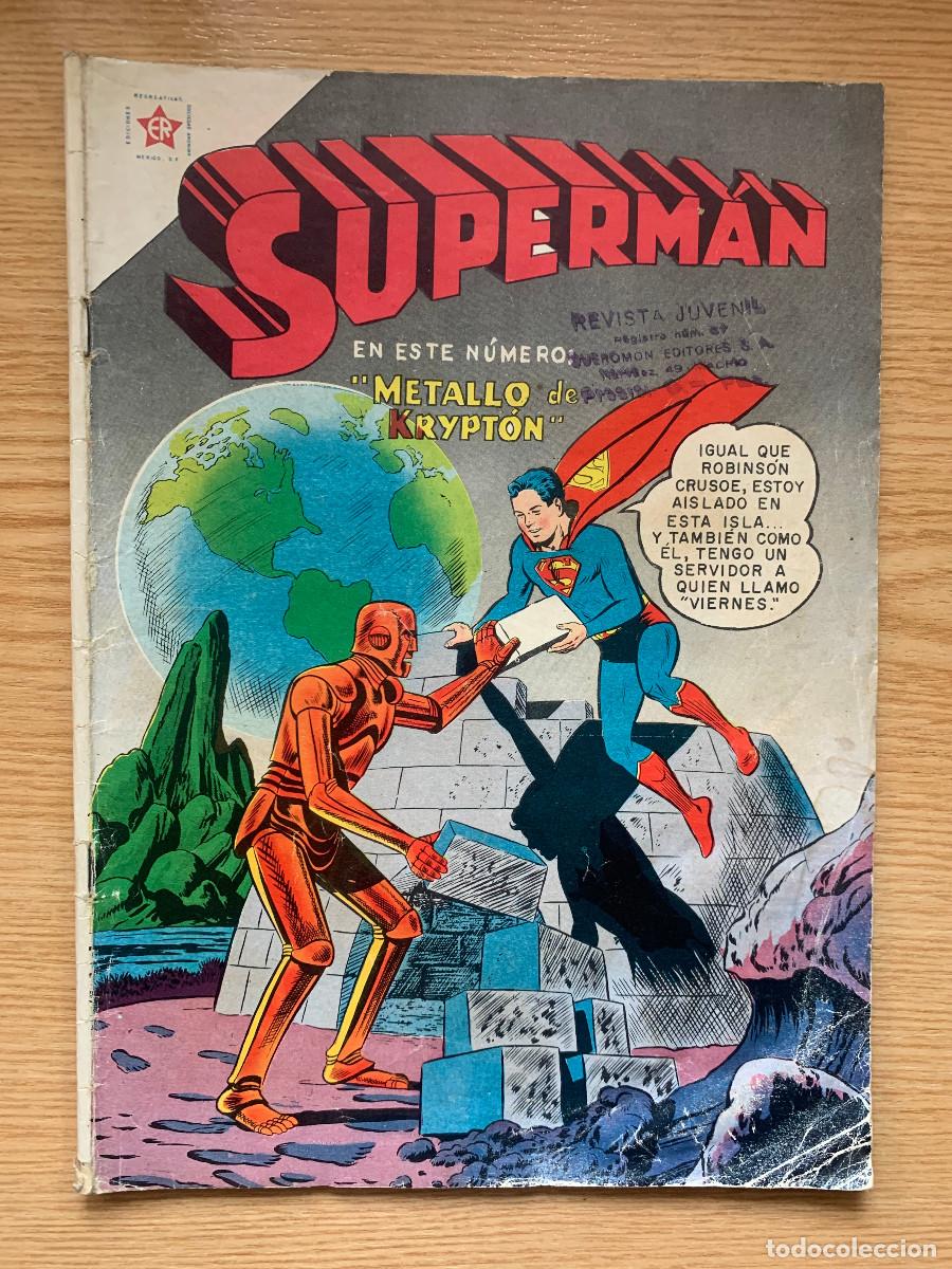 Tebeos: Superman n&ordm; 102: Metallo de Krypton - 1957 - Foto 1