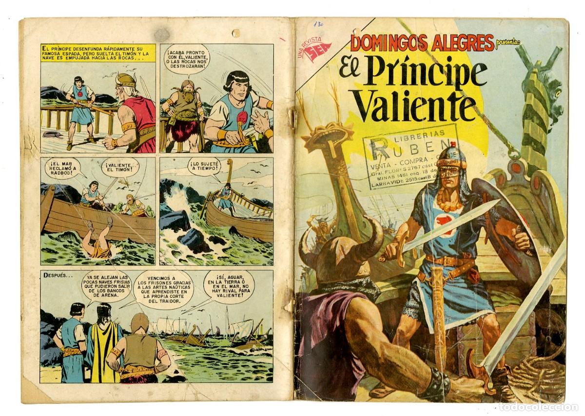 Tebeos: Domingos Alegres - El Pr&iacute;ncipe Valiente n.130 - Novaro (B13) - Foto 1