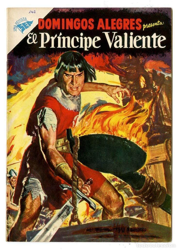 Tebeos: Domingos Alegres - El Pr&iacute;ncipe Valiente n.142 - Novaro (B13) - Foto 1