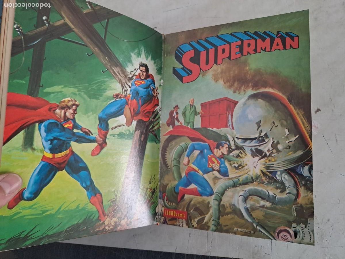 Tebeos: Tomo libro comic Superman Novaro, N&uacute;meros 9 al 16 - Foto 2