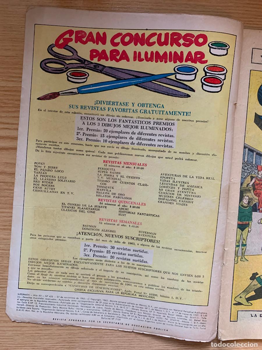 Tebeos: Superman n&ordm; 423 - Normal Estado - Foto 2