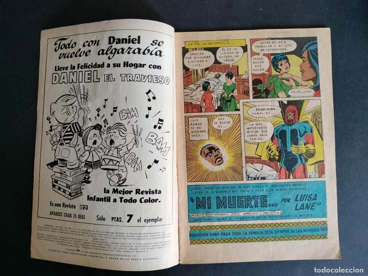 Tebeos: SUPERMAN N&ordm; 885 EDITORIAL NOVARO - Foto 2