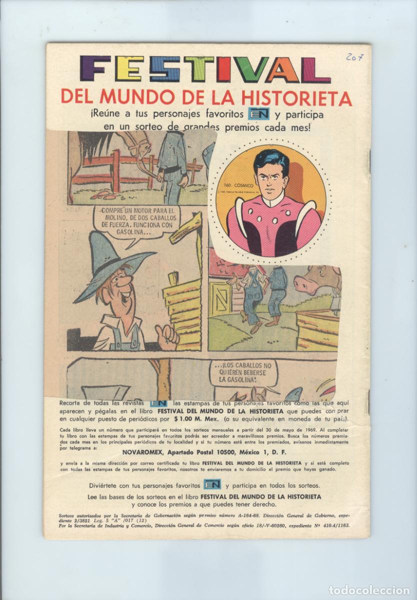 Tebeos: Novaro. Roy Rogers. 207. - Foto 2