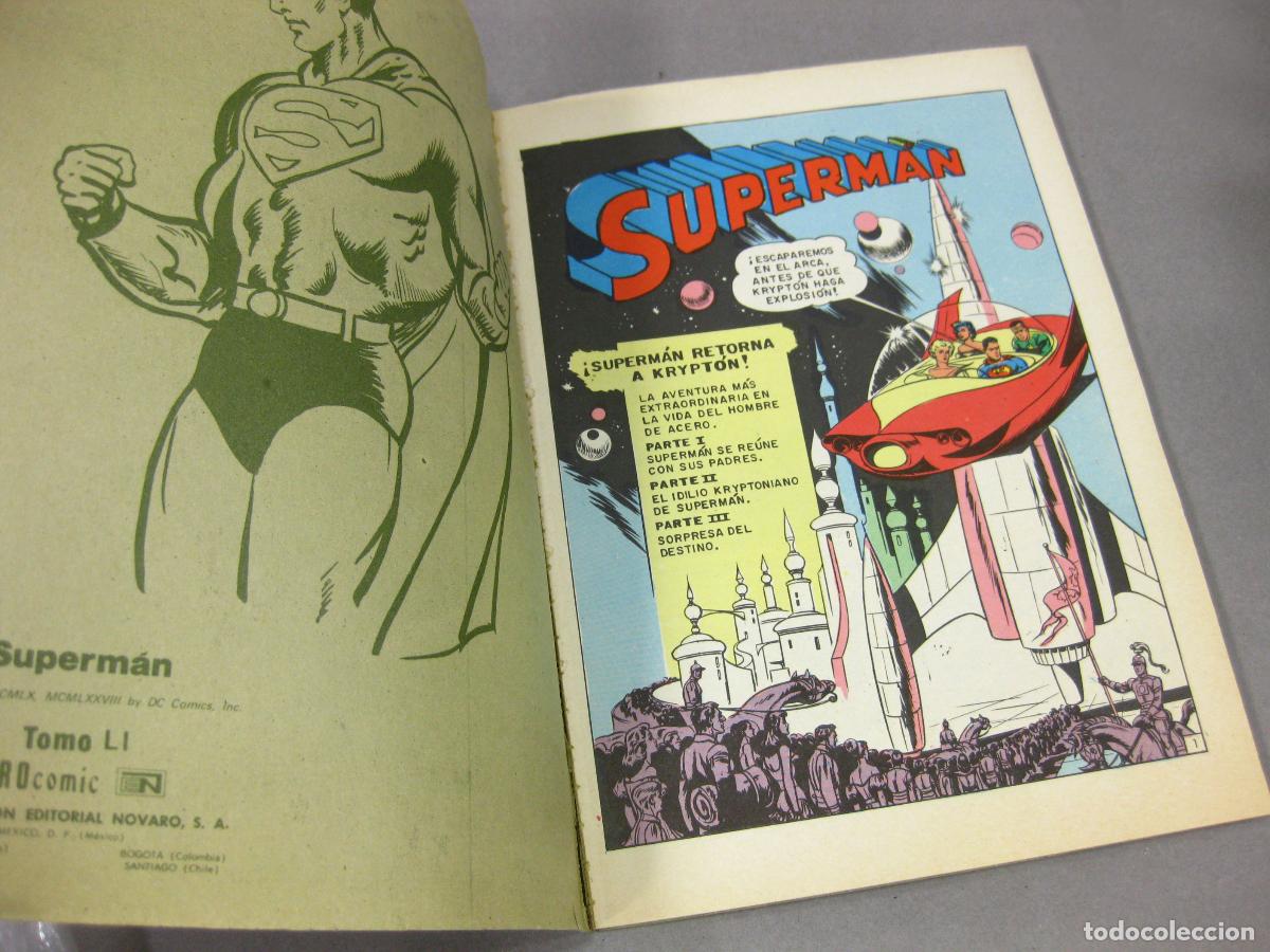 Tebeos: SUPERMAN. LIBRO COMIC LI DE LA EDITORIAL NOVARO 1978 - Foto 2