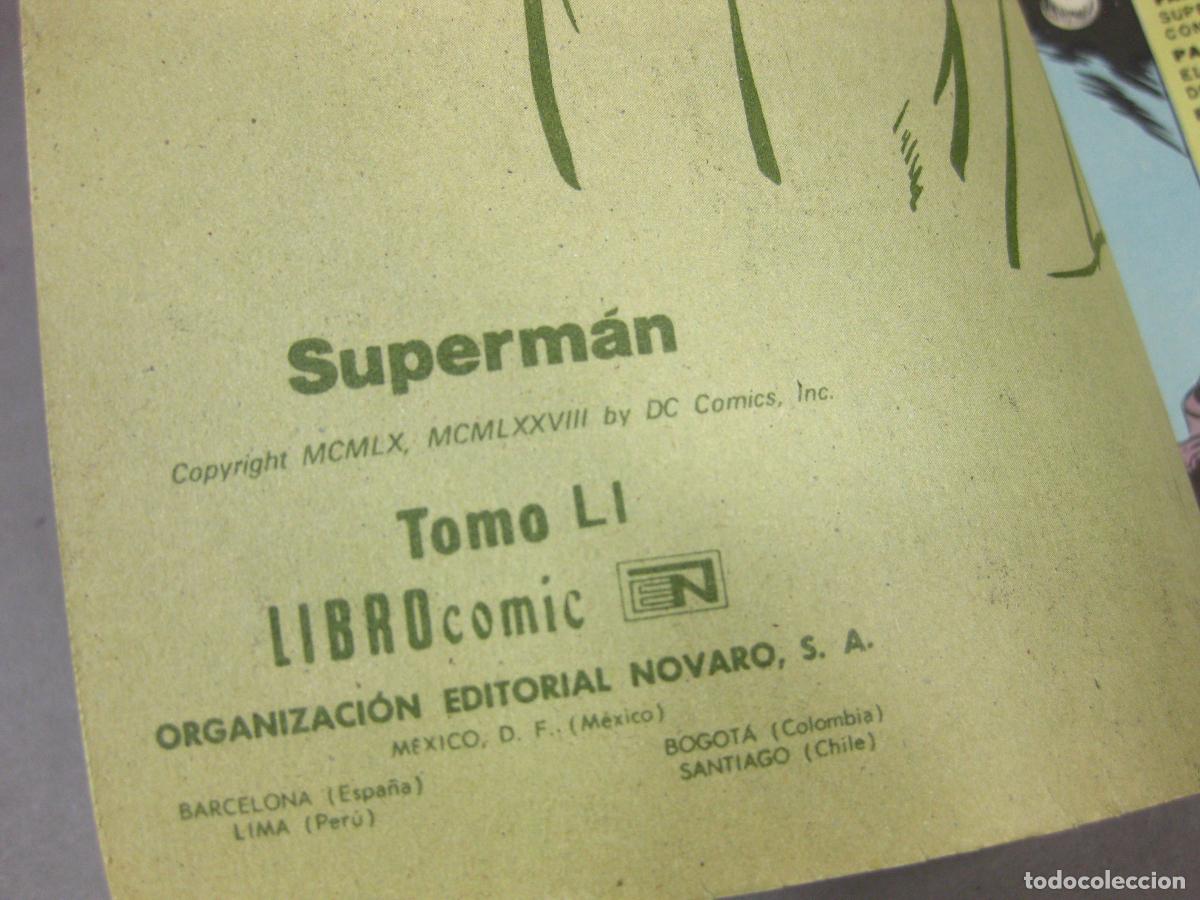 Tebeos: SUPERMAN. LIBRO COMIC LI DE LA EDITORIAL NOVARO 1978 - Foto 3