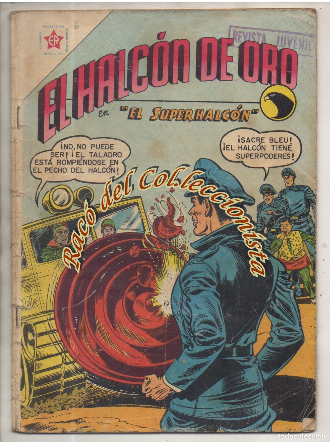Tebeos: EL HALCON DE ORO , NOVARO E.R. N. 6, EL SUPER HALCON, 1958 - Foto 1