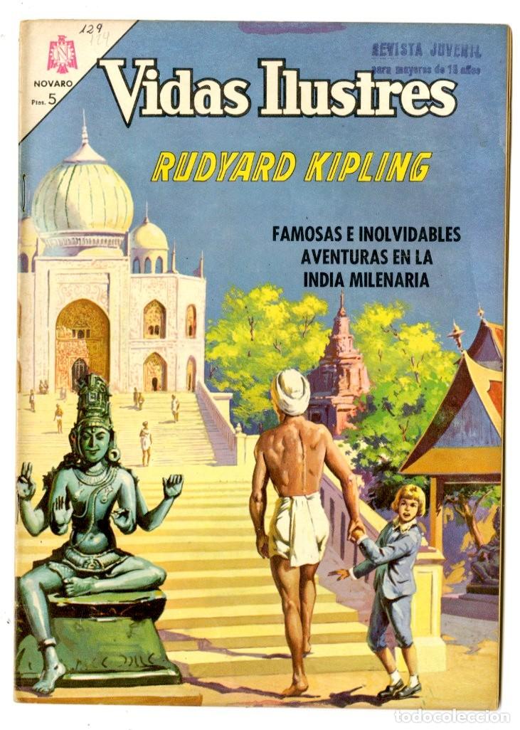 Tebeos: Vidas Ilustres - Rudyard Kipling n.129 - Novaro (B29) - Foto 1