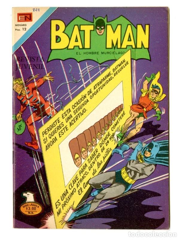 Tebeos: Batman n.829- Novaro (B31) - Foto 1
