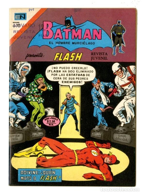 Tebeos: Batman - Flash: &iquest;Qui&eacute;n Mat&oacute; a Flash? n.809- Novaro (B31) - Foto 1