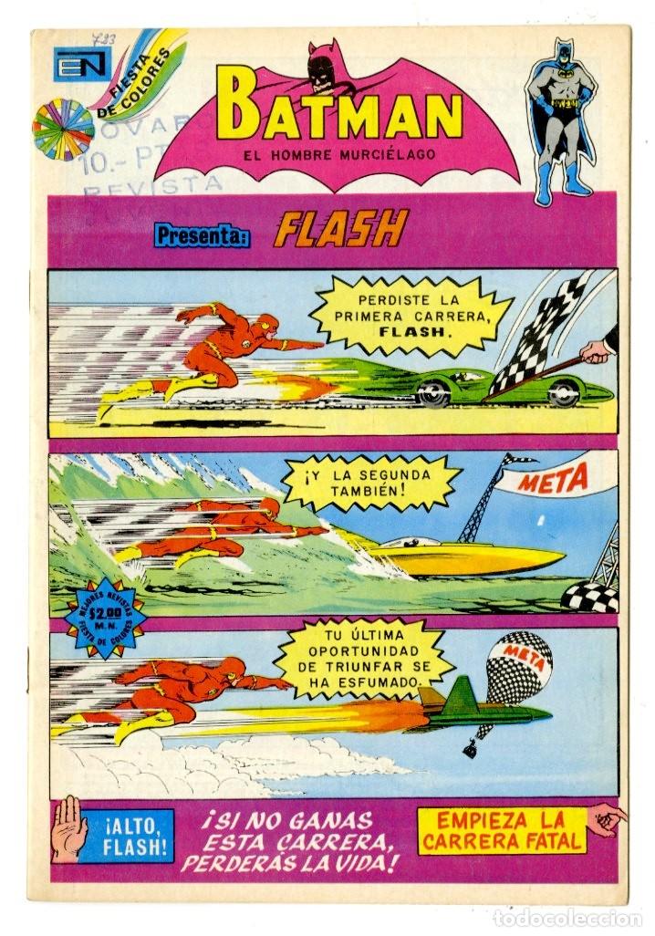 Tebeos: Batman - Presenta: Flash n.723- Novaro (B31) - Foto 1