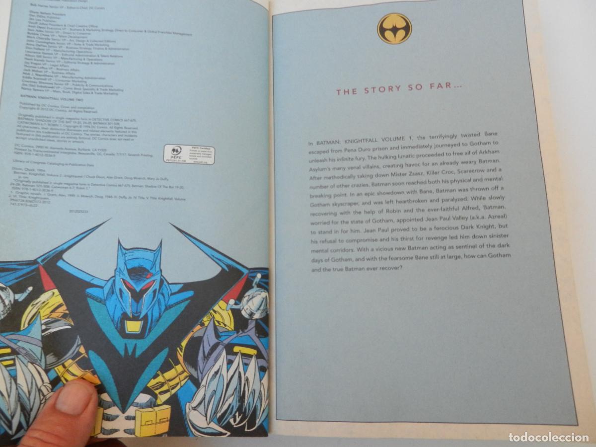 Tebeos: BATMAN KNIGHTFALL - VOLUMEN TWO - KNIGHTQUEST - DC COMICS 2012 - VERSI&Oacute;N EN INGL&Eacute;S. - Foto 6