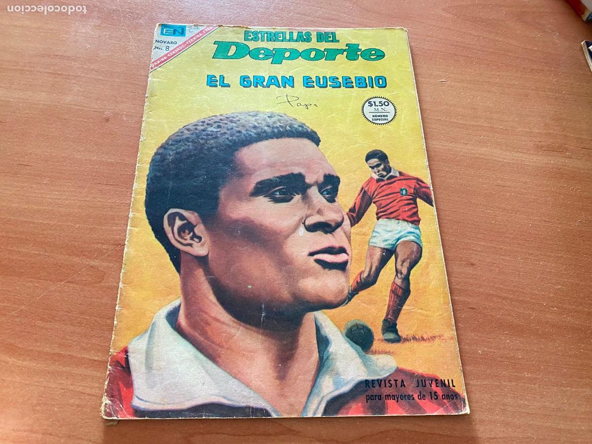 Tebeos: ESTRELLAS DEL DEPORTE N&ordm; 27 EL GRAN EUSEBIO (NOVARO) (COB248) - Foto 1