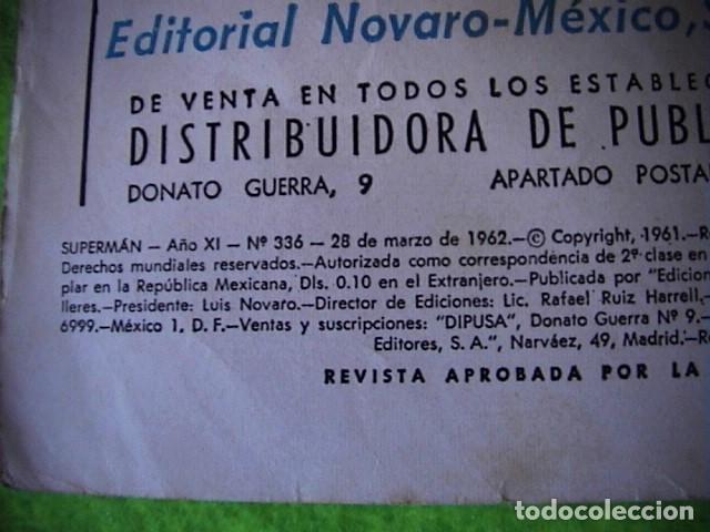 Tebeos: SUPERM&Aacute;N. 336, NOVARO - Foto 2