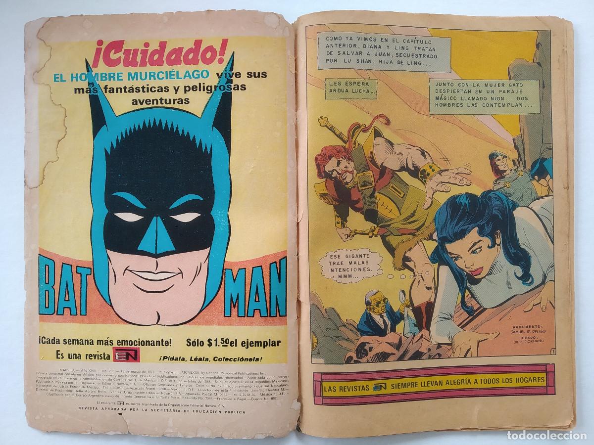 Tebeos: Marvila 203 (1973) - Ed. Novaro - M&eacute;xico - Foto 2